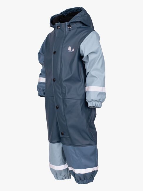 Lindberg Fagerhult Gefütterter Regenoverall, Iron Blue/Blue