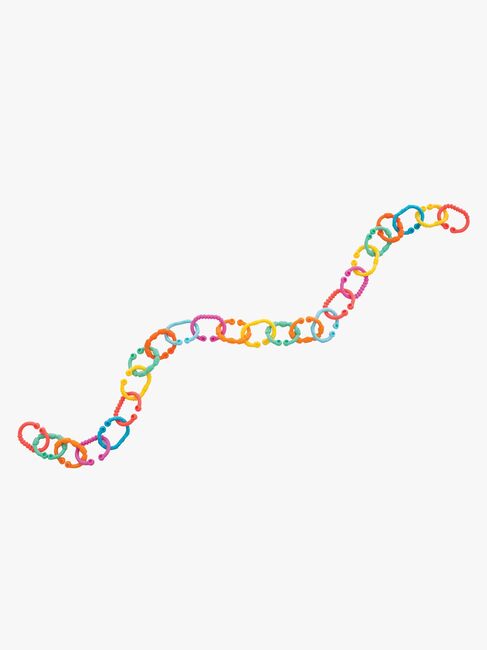 PlayGro Loopy Links Babyspielzeug Kette, Mehrfarbig