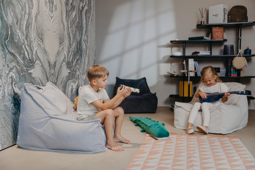 Yappy Kids Yappyhug Sitzsack, Light Grey