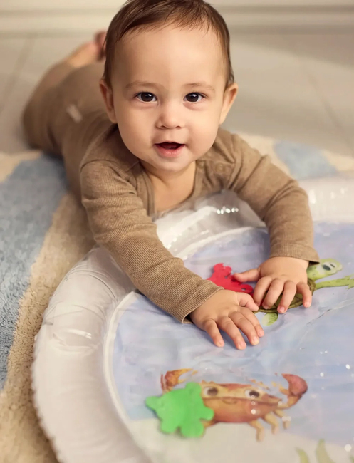 FILIBABBA Tummy Time Wasserspielmatte, Sea Friends