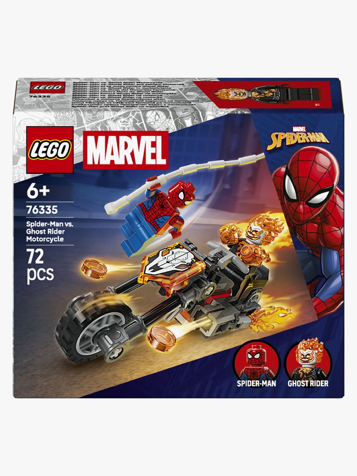 LEGO Super Heroes 76335 Spider-Man vs. Ghost Rider auf seinem Motorrad