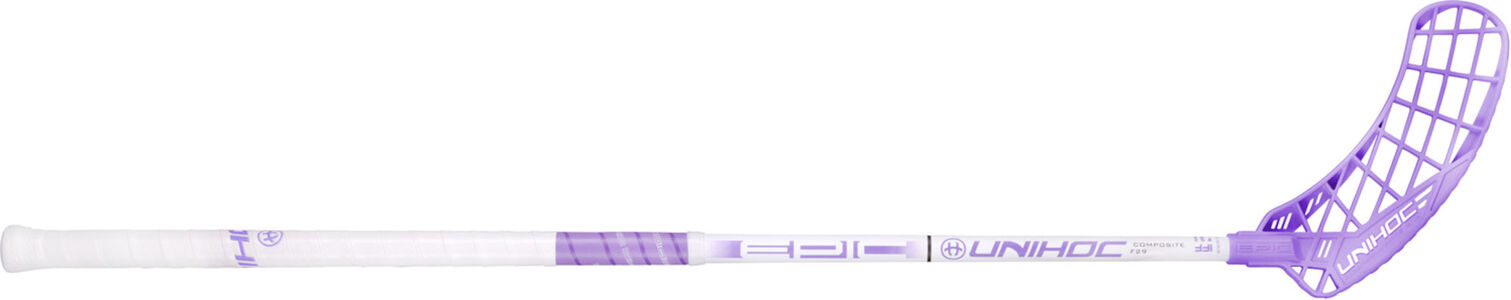 Unihoc EPIC Composite 29 Unihockeyschläger Links, White/Purple