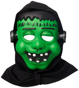Verkleidung Maske mit Kapuze Frankenstein Kinder