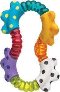 PlayGro Beißring Click And Twist Rattle