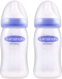 Lansinoh NaturalWave Teat Babyflasche 240 ml 2er-Pack