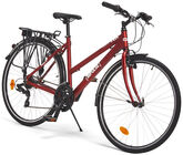 Impulse Premium Commute Fahrrad 28 Zoll, Red