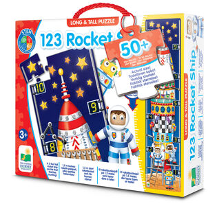 The Learning Journey Puzzle Long And Tall 123 Rocket Ship