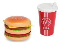 VIGA Spielset Hamburger Mit Cola