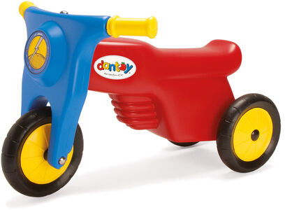 Dantoy Motorrad mit Gummirädern, Rot/Blau