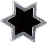 Design Letters Enamel Star Charm Silver