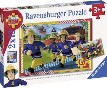 Ravensburger Puzzle Feuerwehrmann Sam 2x12 Teile