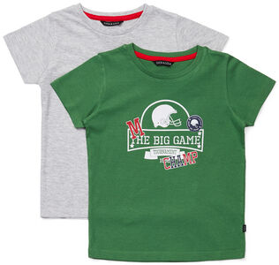 Luca & Lola San Marino T-Shirt 2er-Pack, Green/Grey