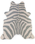 Childhome Teppich Zebra 145x160, Grey
