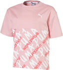 Puma Alpha Aop T-Shirt, Pink