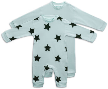 Tiny Treasure Maxime Overall  2er-Pack, Opal Blue