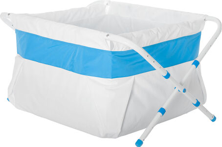 BiBaBad Flexi Faltbare Badewanne 60-80 cm, Blau