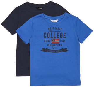 Luca & Lola Tore T-Shirt 2er-Pack, Blue/Navy