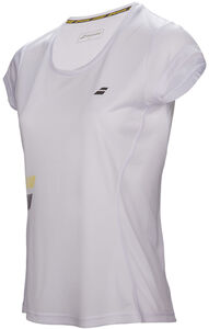 Babolat Core Flag Club Girl T-Shirt, Weiß