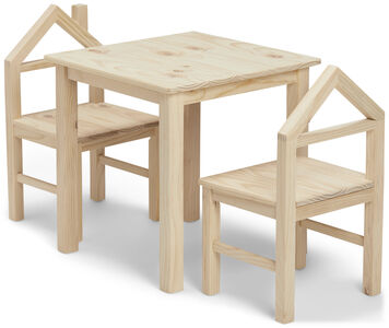 JLY House Tisch Und Stühle, Natur