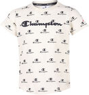 Champion Kids Crewneck T-Shirt, White Asparagus